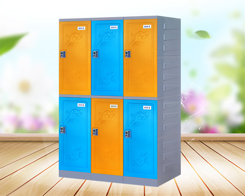 二層塑料更衣柜儲(chǔ)物柜